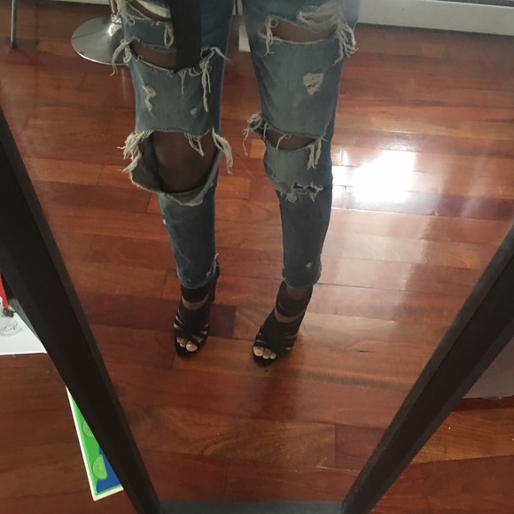 ASOS Black Heeled sandals - Picture 7 of 8